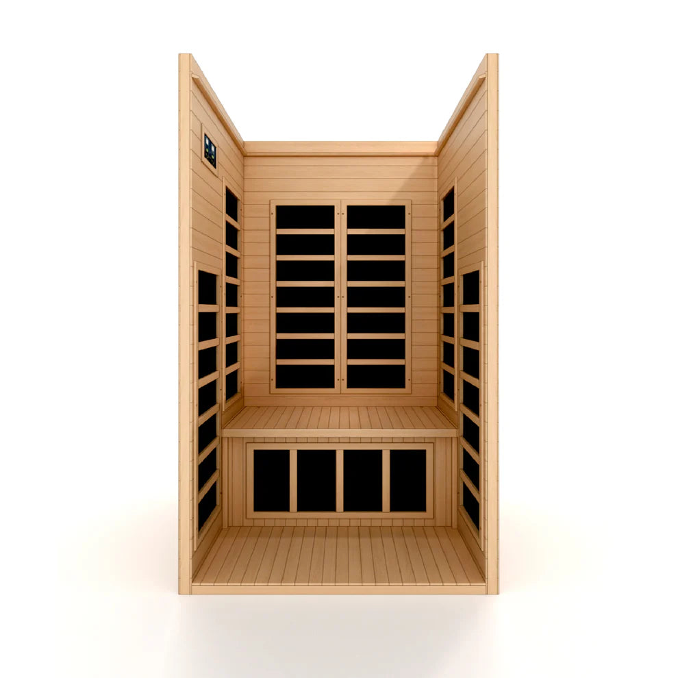Dynamic Gracia Elite 1-2-person Ultra Low EMF (Between 3-5MG) FAR Infrared Sauna - Pro Plunge