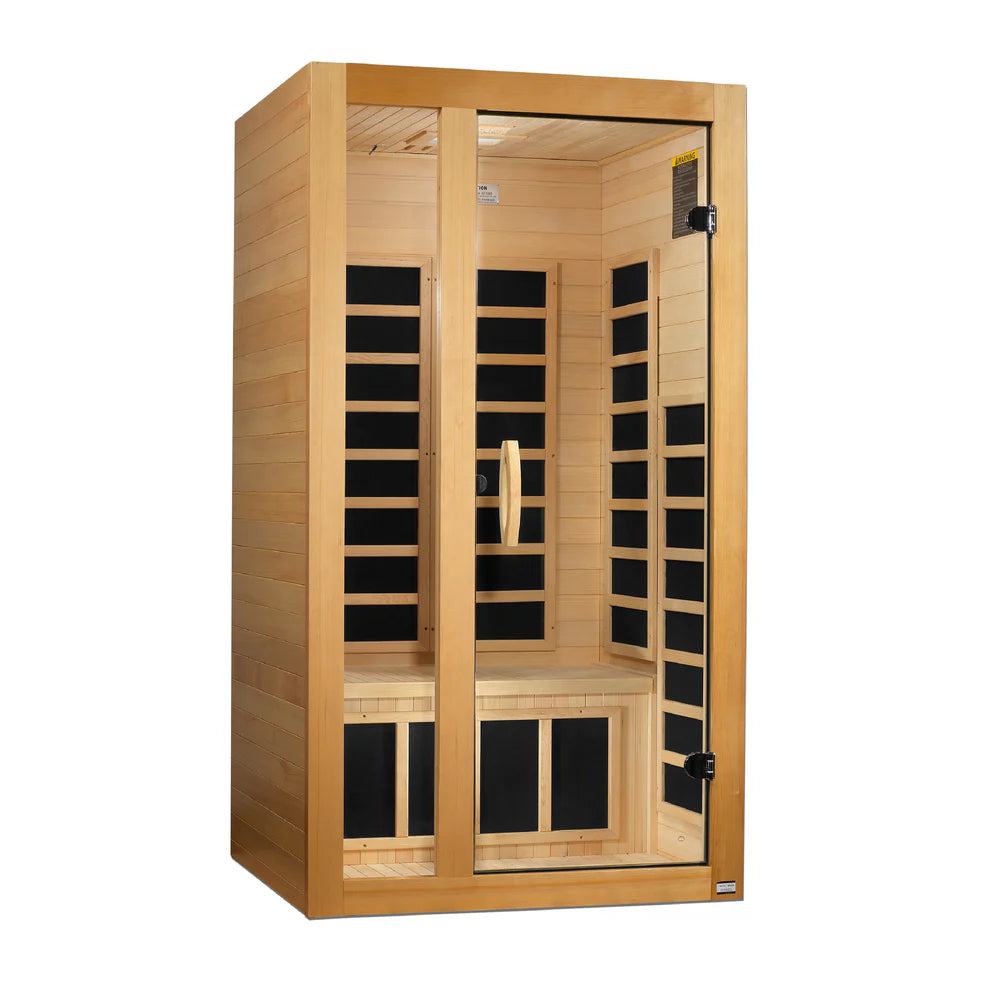Dynamic Gracia Elite 1-2-person Ultra Low EMF (Between 3-5MG) FAR Infrared Sauna - Pro Plunge