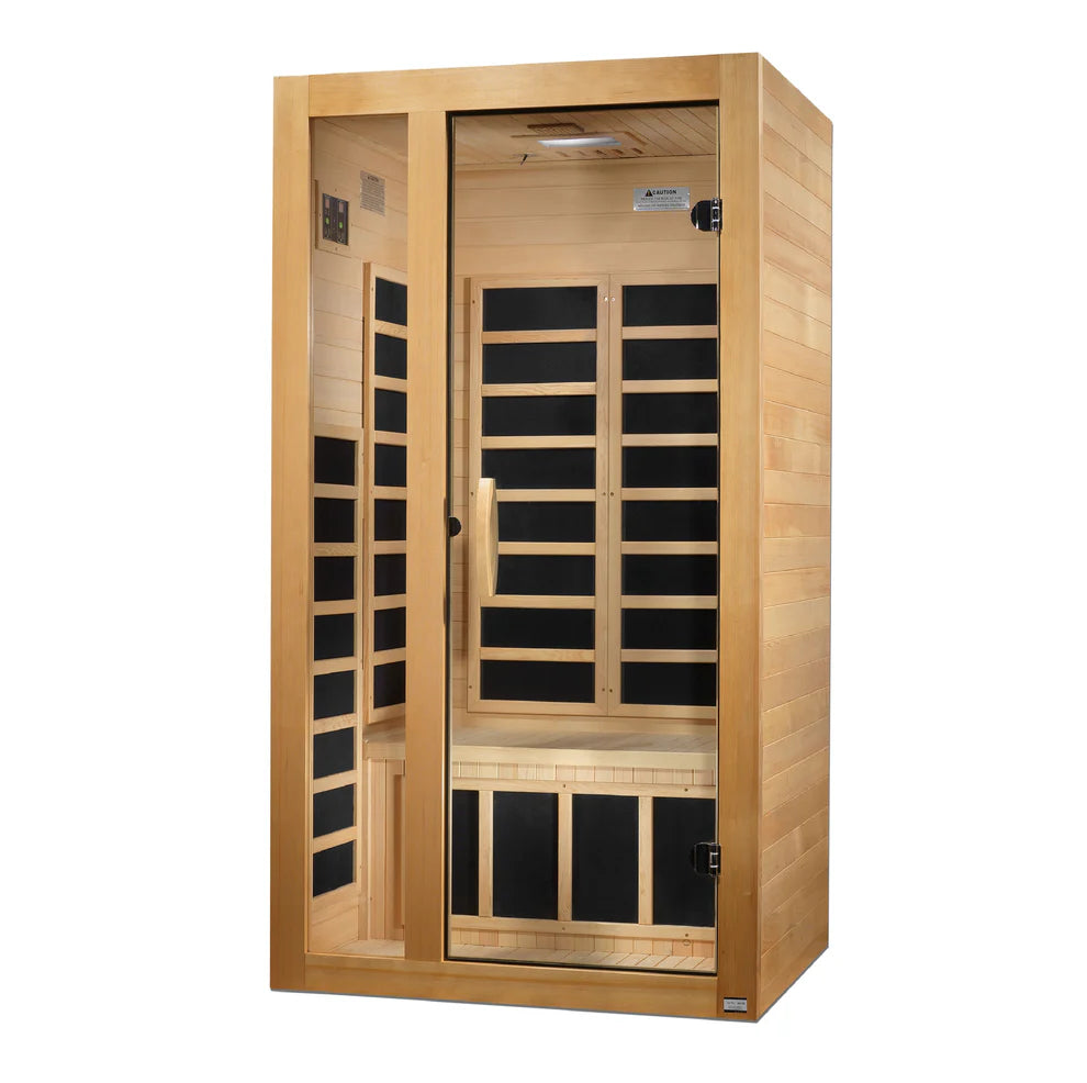 Dynamic Gracia Elite 1-2-person Ultra Low EMF (Between 3-5MG) FAR Infrared Sauna - Pro Plunge