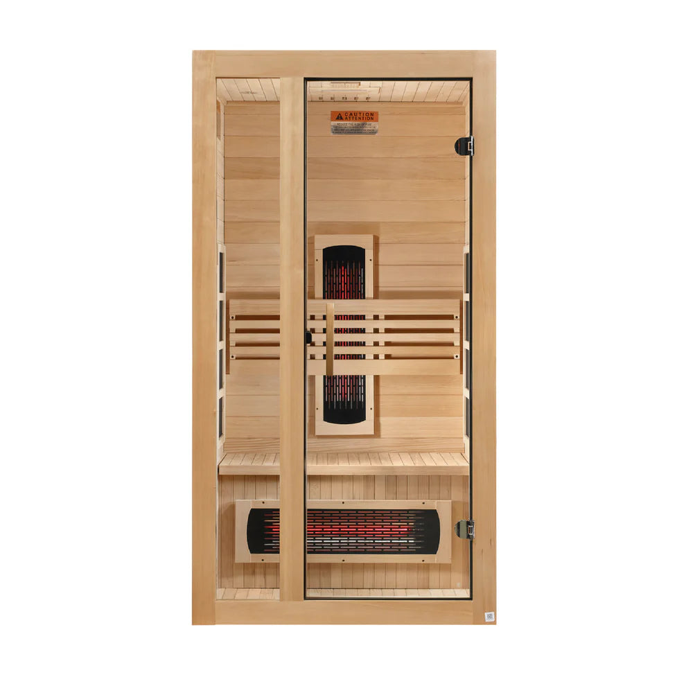 Dynamic Gracia 1-2-Person Full Spectrum Near Zero EMF (Under 3MG) FAR Infrared Sauna - Pro Plunge