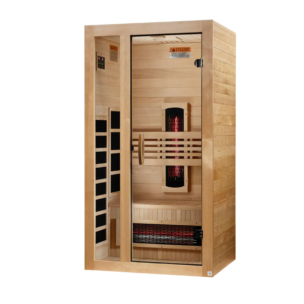Dynamic Gracia 1-2-Person Full Spectrum Near Zero EMF (Under 3MG) FAR Infrared Sauna - Pro Plunge