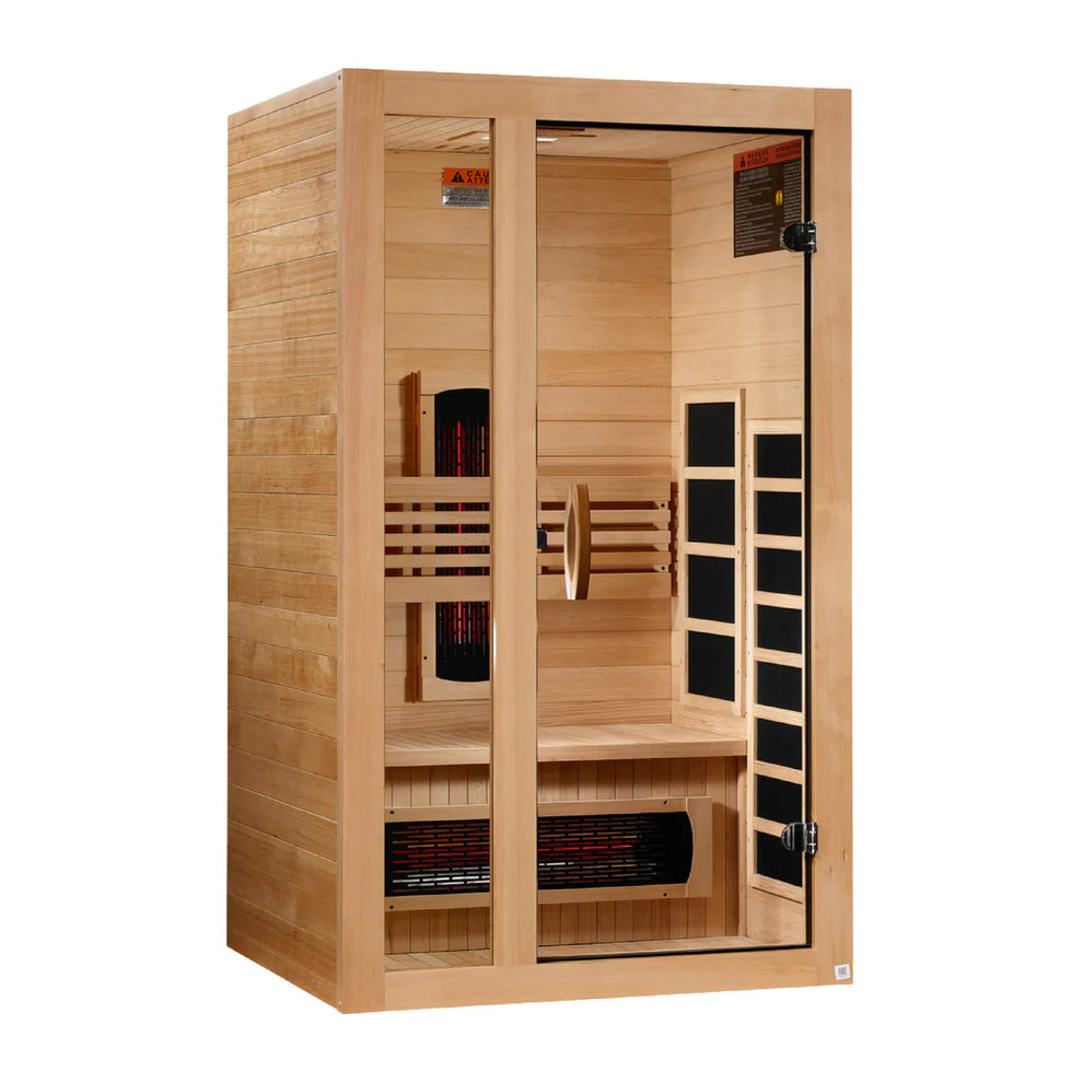 Dynamic Gracia 1-2-Person Full Spectrum Near Zero EMF (Under 3MG) FAR Infrared Sauna - Pro Plunge