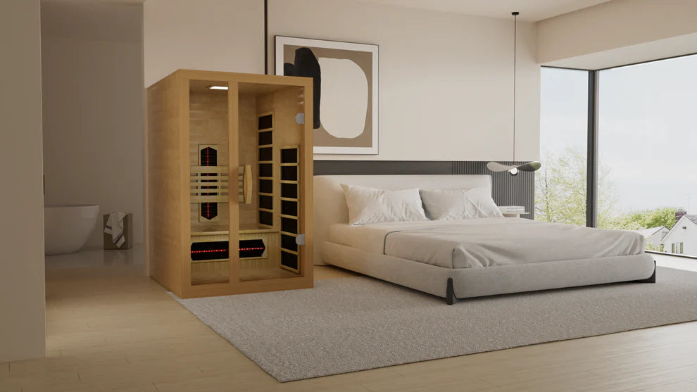 Dynamic Gracia 1-2-Person Full Spectrum Near Zero EMF (Under 3MG) FAR Infrared Sauna - Pro Plunge