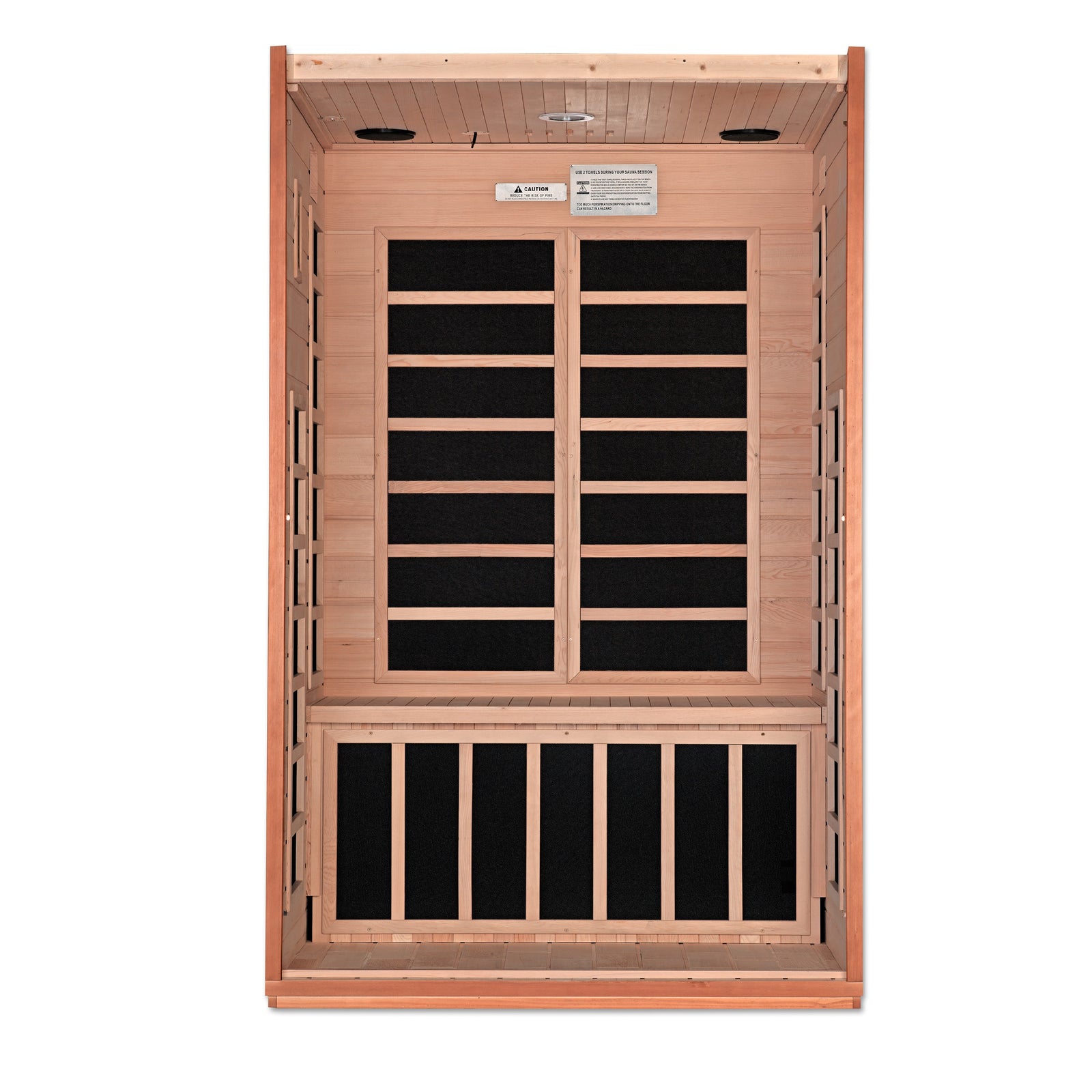 Dynamic Cordoba 2-person Low EMF FAR Infrared Sauna - Pro Plunge