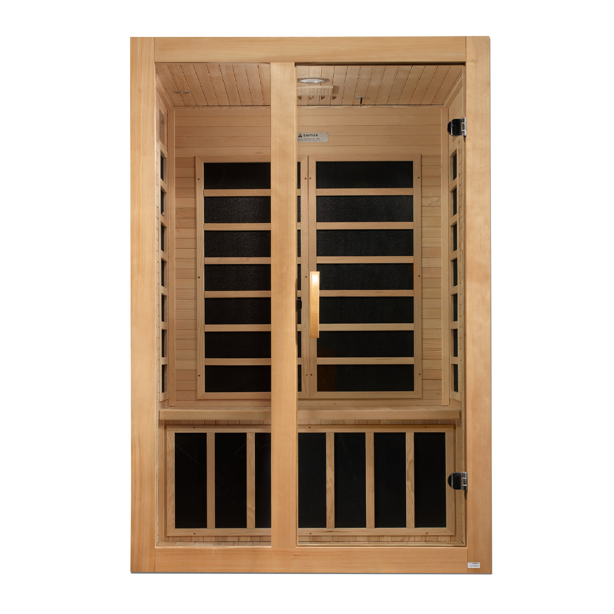 Dynamic Santiago 2-person Low EMF FAR Infrared Sauna - Pro Plunge