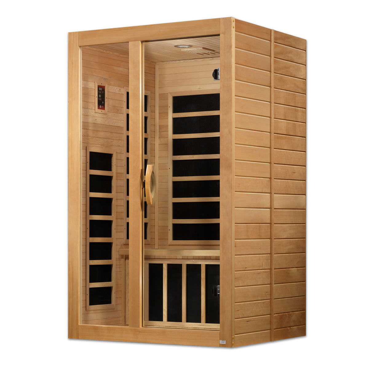 Dynamic Santiago 2-person Low EMF FAR Infrared Sauna - Pro Plunge
