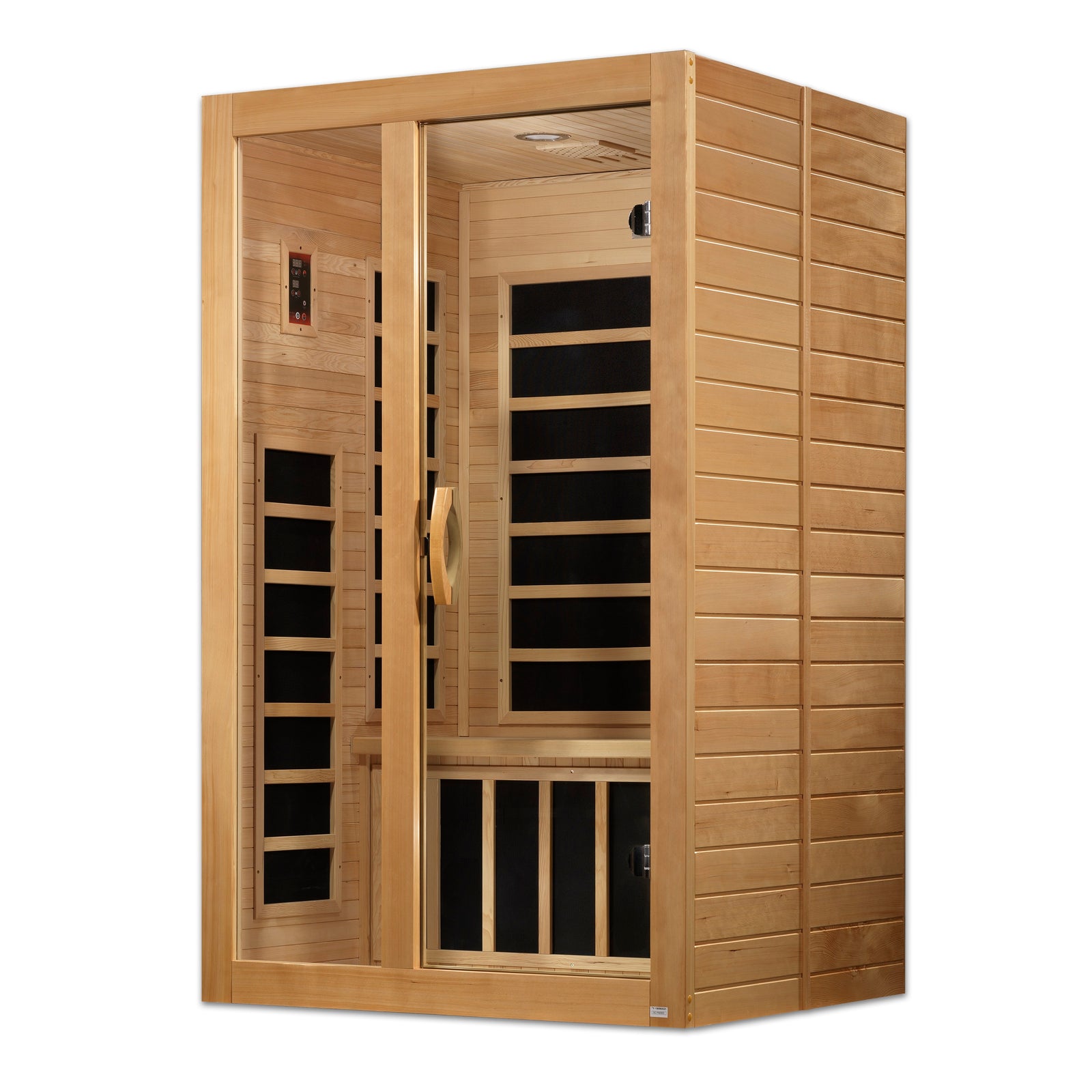 Dynamic Santiago 2-person Low EMF FAR Infrared Sauna - Pro Plunge