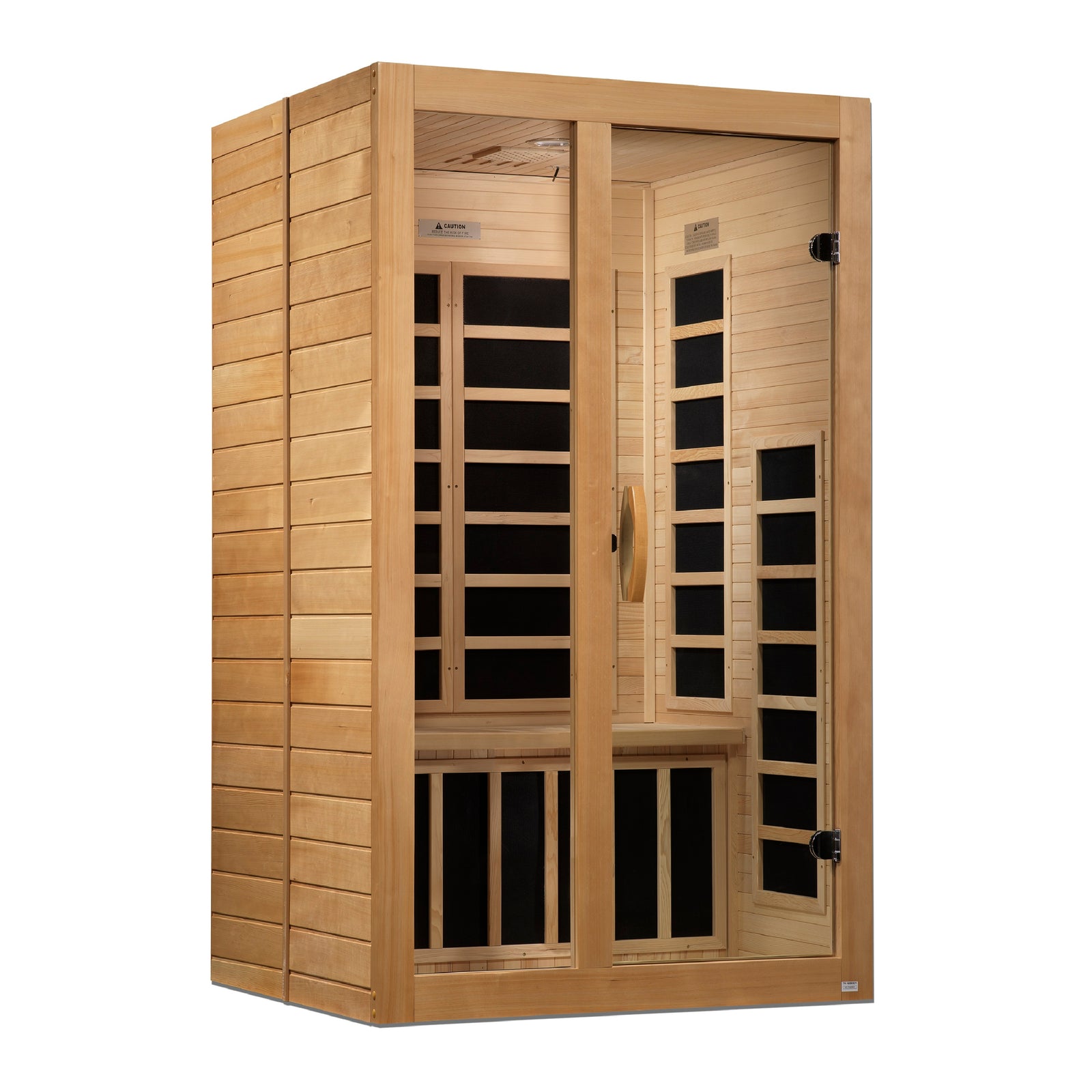 Dynamic Santiago 2-person Low EMF FAR Infrared Sauna - Pro Plunge