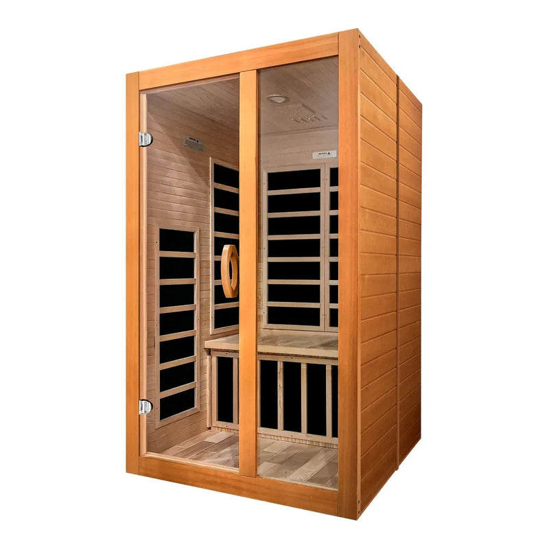 Dynamic Santiago Elite 2-person Ultra Low EMF FAR Infrared Sauna - Pro Plunge