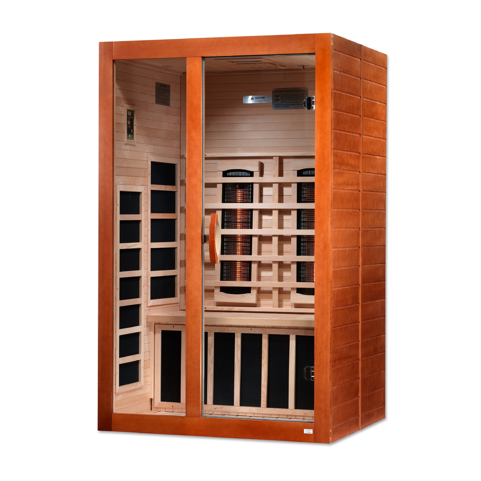 Dynamic Santiago 2-Person Full Spectrum Near Zero EMF FAR Infrared Sauna - Pro Plunge