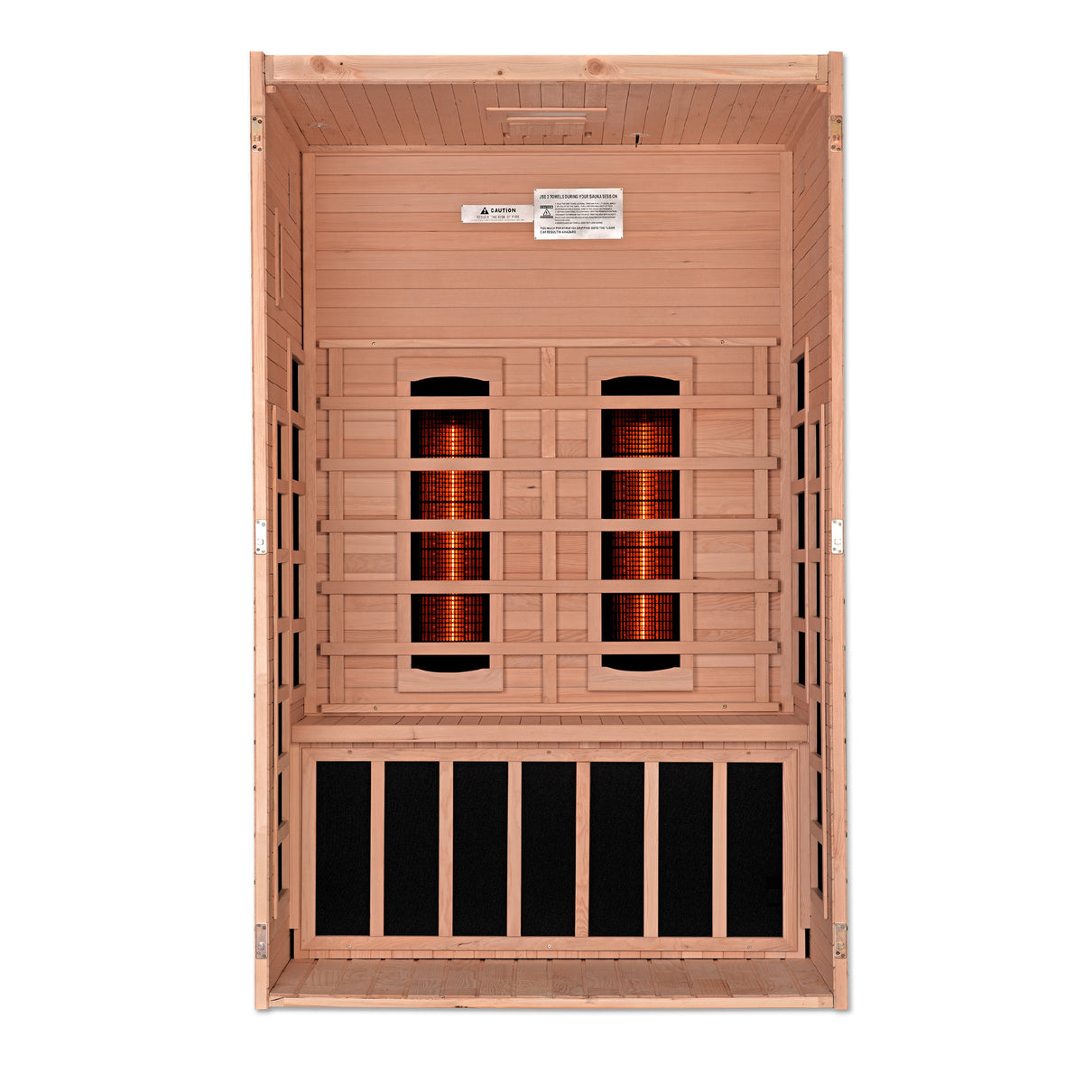 Dynamic Santiago 2-Person Full Spectrum Near Zero EMF FAR Infrared Sauna - Pro Plunge