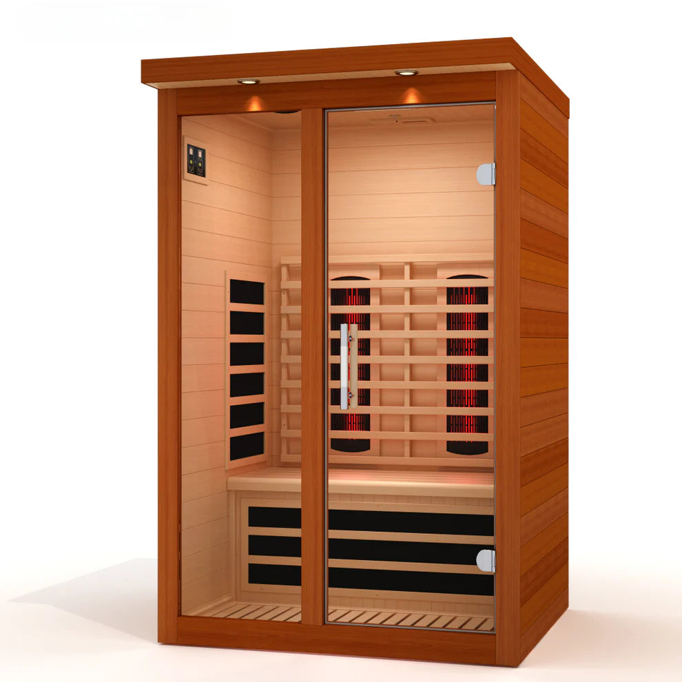 Dynamic Llumeneres 2-Person Full Spectrum Near Zero EMF (Under 3MG) FAR Infrared Sauna - Pro Plunge