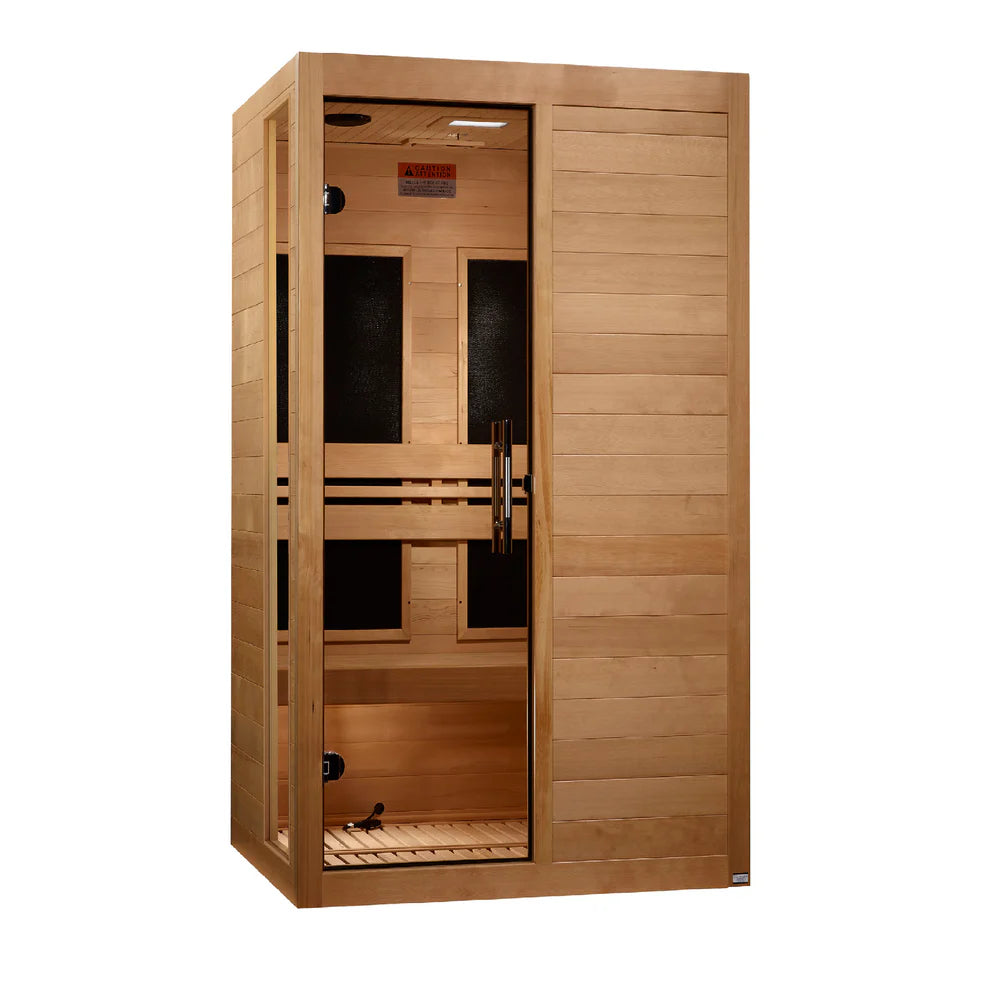 Dynamic Lucca 2-person Low EMF (Between 5-10MG) FAR Infrared Sauna - Pro Plunge