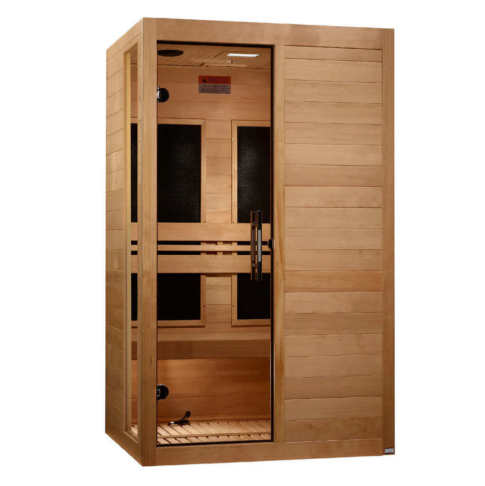 Dynamic Lucca Elite 2-person Ultra Low EMF (Between 3-5MG) FAR Infrared Sauna - Pro Plunge