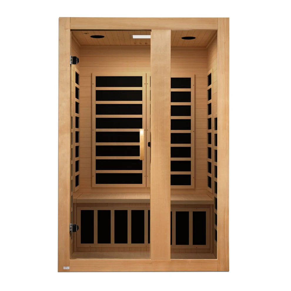 Dynamic Serena 2-person Low EMF (Between 5-10MG) FAR Infrared Sauna - Pro Plunge