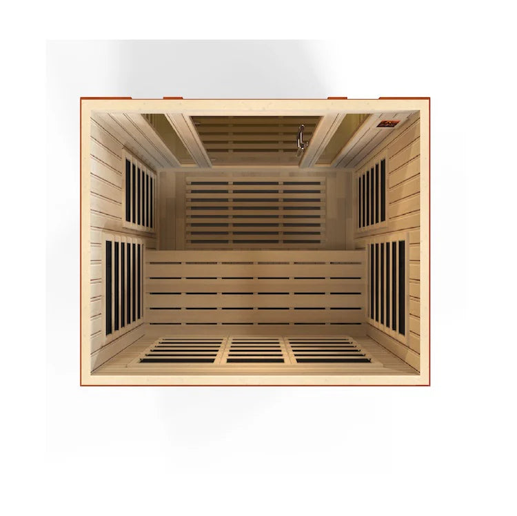 Dynamic Bellagio 3-person Ultra Low EMF FAR Infrared Sauna