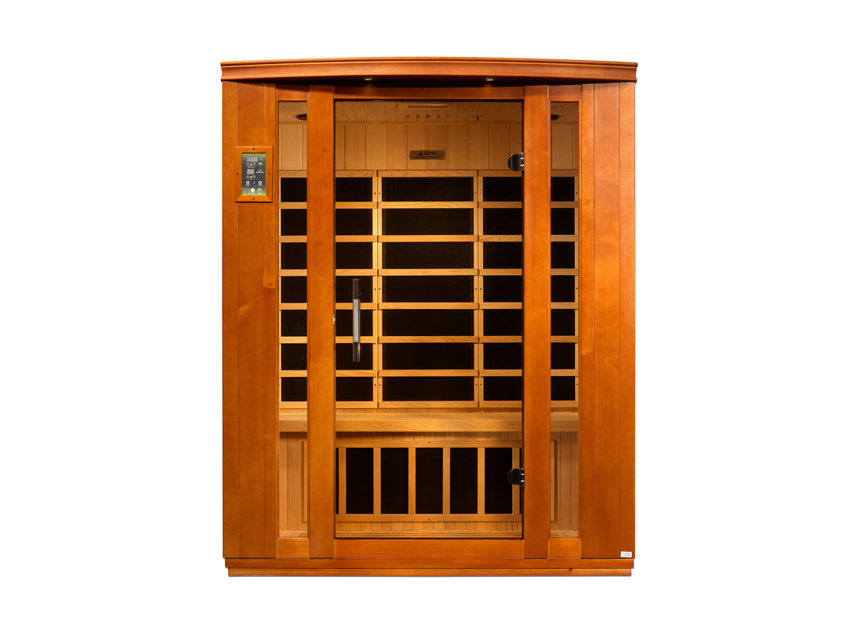 Dynamic Bellagio 3-person Low EMF FAR Infrared Sauna - Pro Plunge