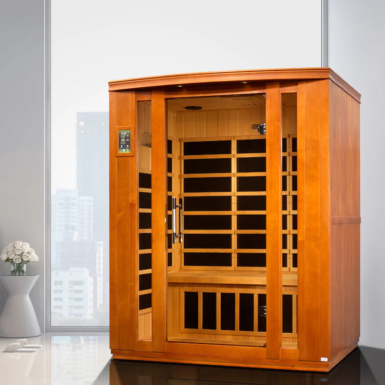 Dynamic Bellagio 3-person Ultra Low EMF FAR Infrared Sauna