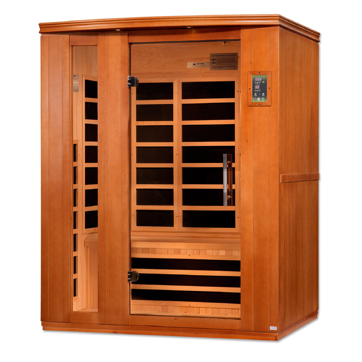 Dynamic Lugano 3-person Ultra Low EMF FAR Infrared Sauna - Pro Plunge