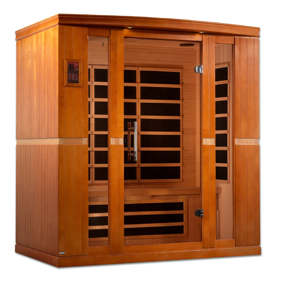Dynamic Bergamo Elite 4-person Ultra Low EMF (Between 3-5MG) FAR Infrared Sauna - Pro Plunge