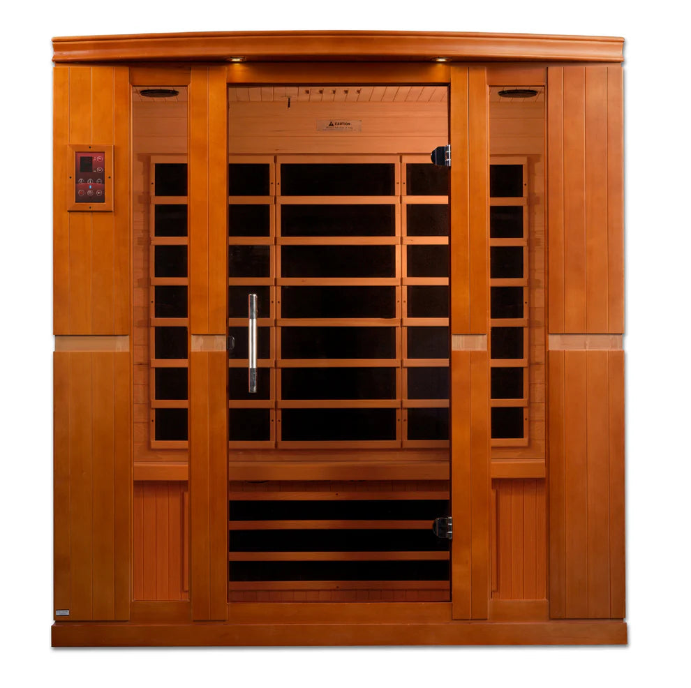 Dynamic Bergamo Elite 4-person Ultra Low EMF (Between 3-5MG) FAR Infrared Sauna - Pro Plunge