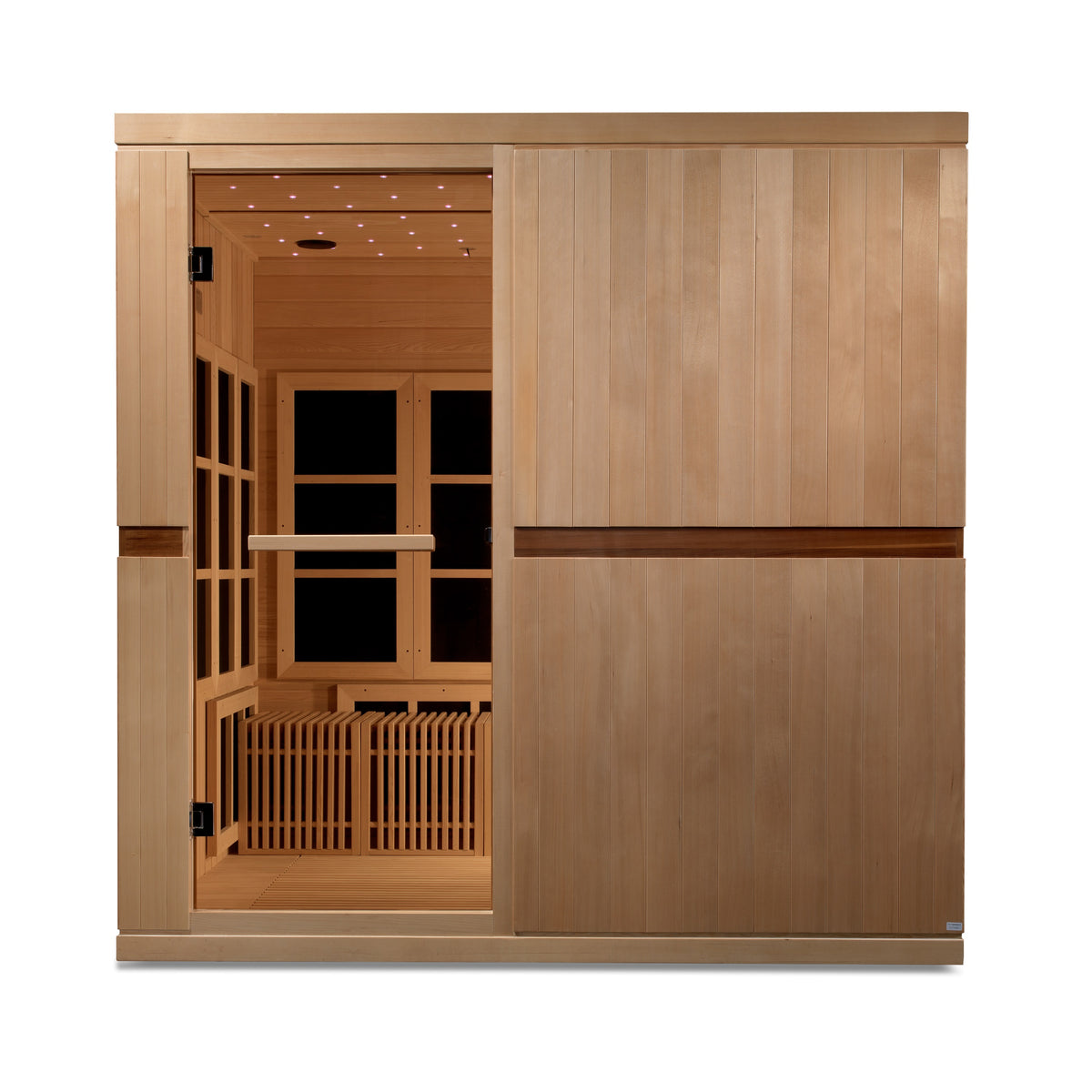 Golden Designs Catalonia 8-person PureTech™ Near Zero EMF FAR Infrared Sauna - Pro Plunge