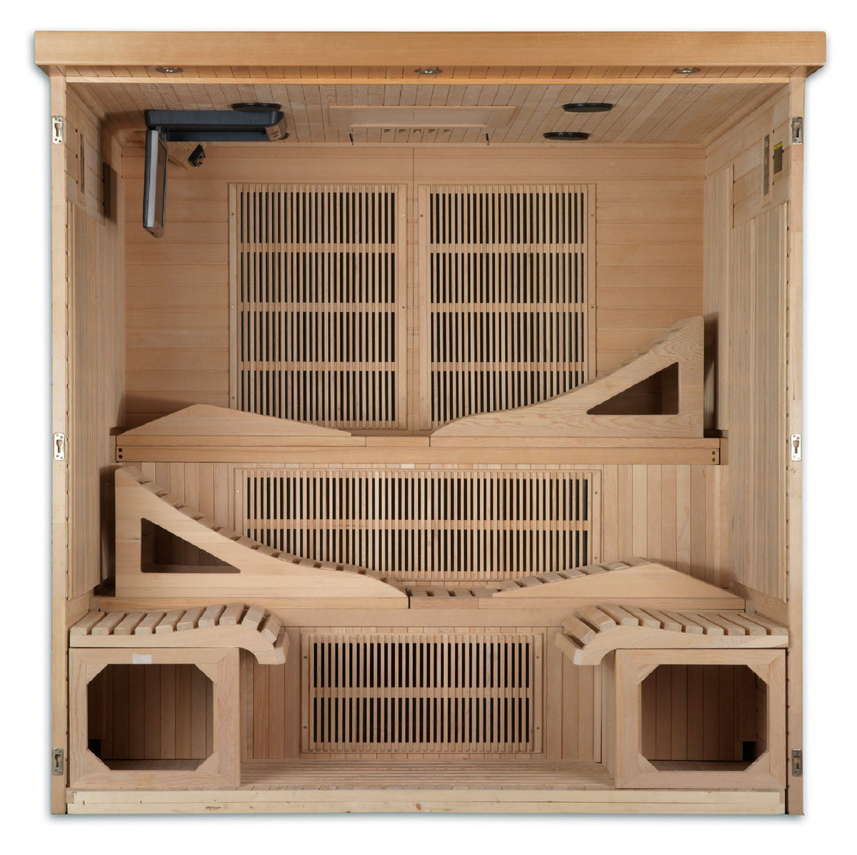 Dynamic Monaco 6-person Ultra Low EMF FAR Infrared Sauna - Pro Plunge