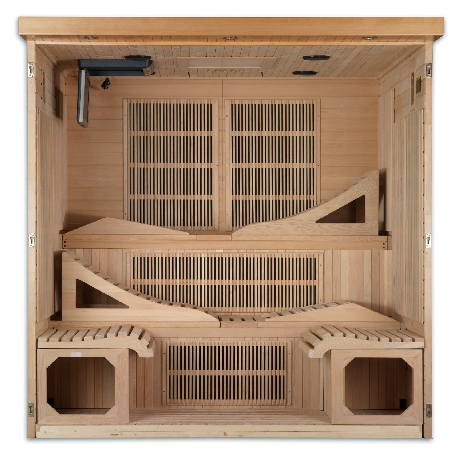 Dynamic Monaco 6-person Ultra Low EMF FAR Infrared Sauna - Pro Plunge