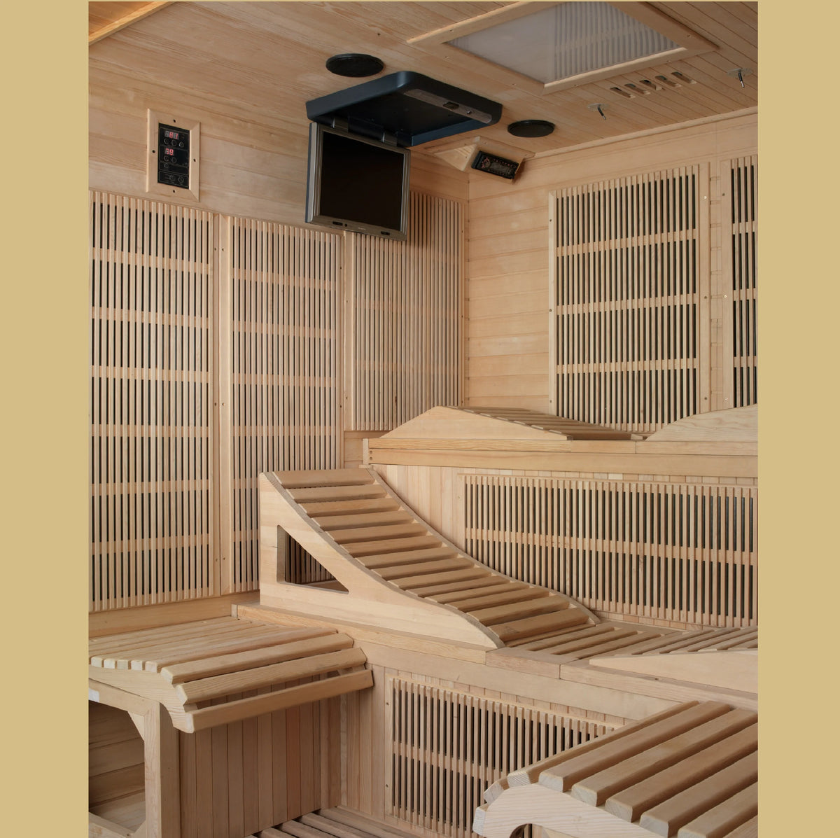 Dynamic Monaco 6-person Ultra Low EMF FAR Infrared Sauna - Pro Plunge