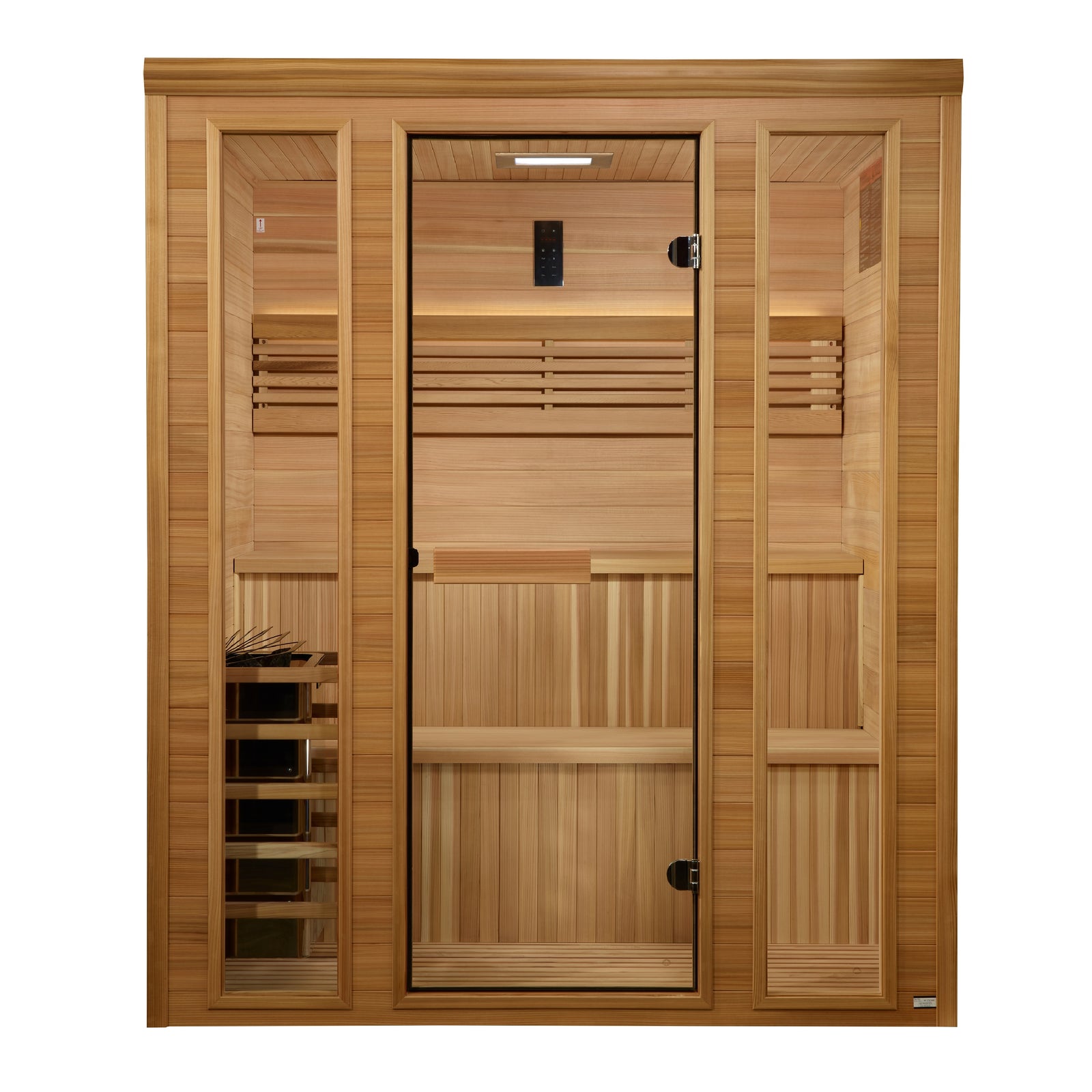 Golden Designs 2025 "Engelberg Edition" 4 - 6 Person Traditional Steam Sauna - Pro Plunge