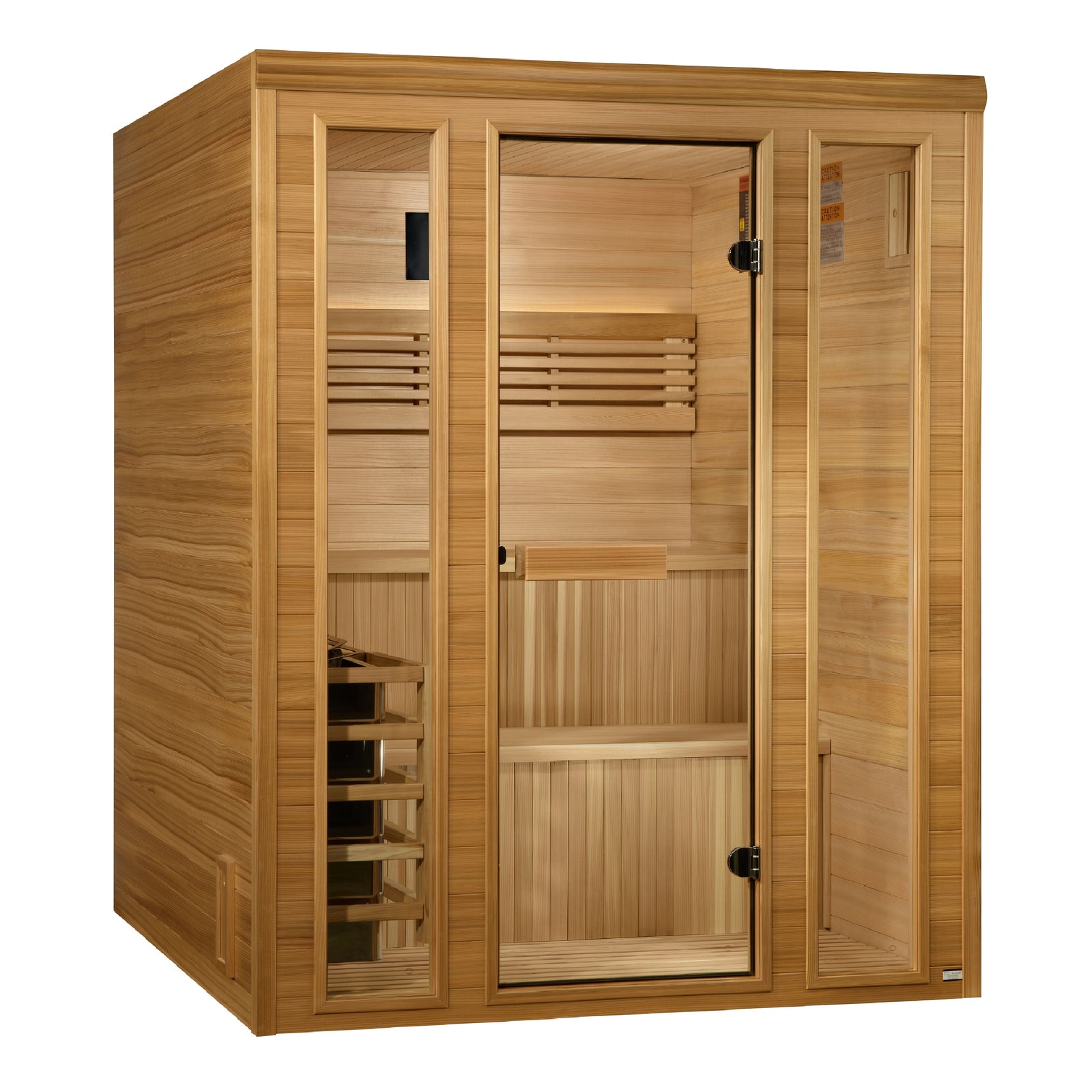 Golden Designs 2025 "Engelberg Edition" 4 - 6 Person Traditional Steam Sauna - Pro Plunge