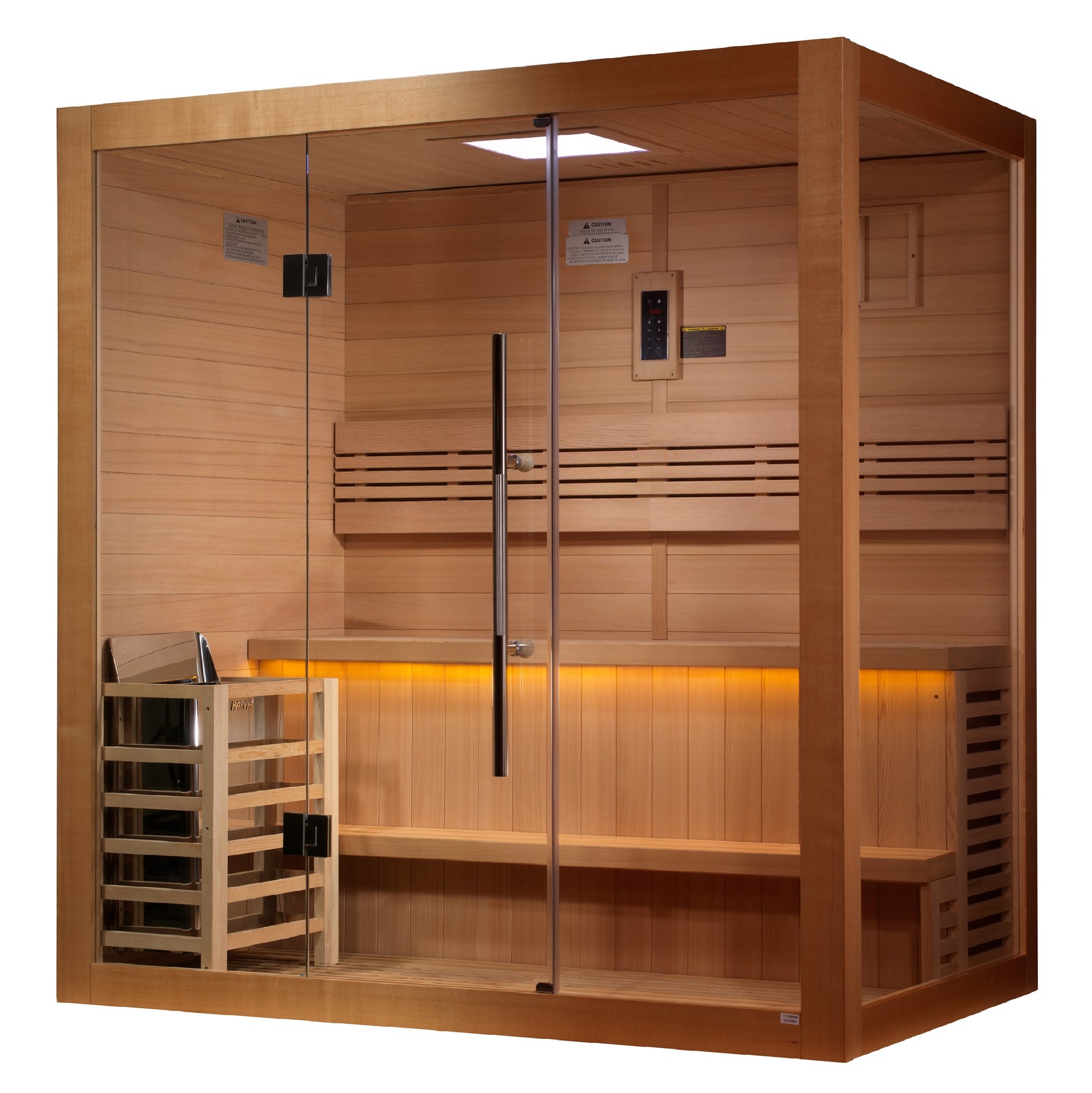 Golden Designs "Forssa Edition" 3 Person Indoor Traditional Sauna - Pro Plunge