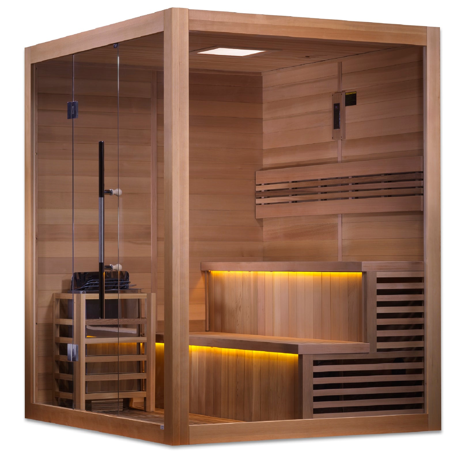 Golden Designs "Kuusamo Edition" 6 Person Indoor Traditional Sauna - Pro Plunge