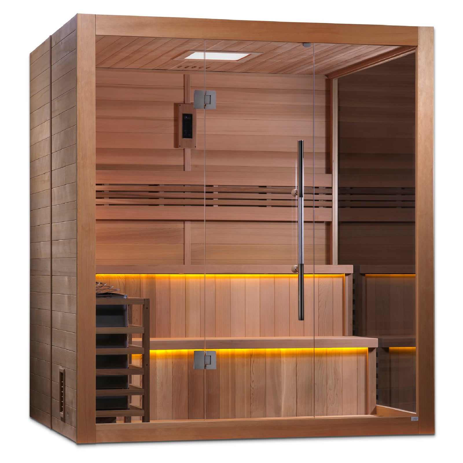 Golden Designs "Kuusamo Edition" 6 Person Indoor Traditional Sauna - Pro Plunge