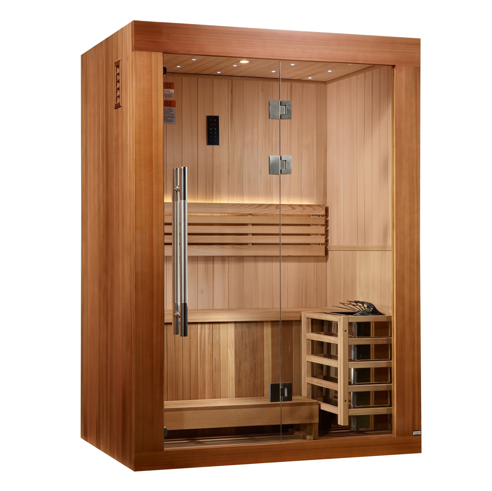 Golden Designs 2025 "Sundsvall Edition" 2 Person Traditional Sauna - Pro Plunge