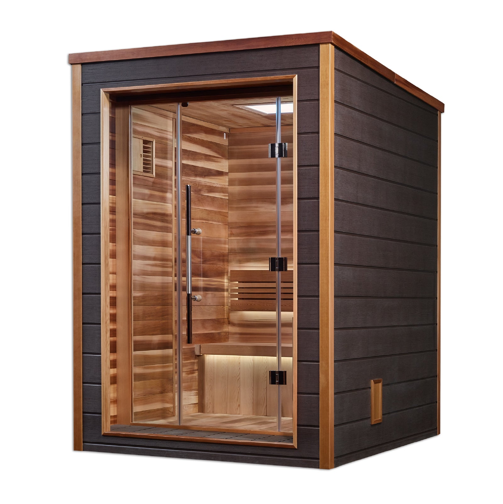 Golden Designs Narvik 2 Person Outdoor Traditional Sauna - Pro Plunge