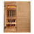 Golden Designs 2025 Toledo 6 Person Hybrid Sauna (Indoor)