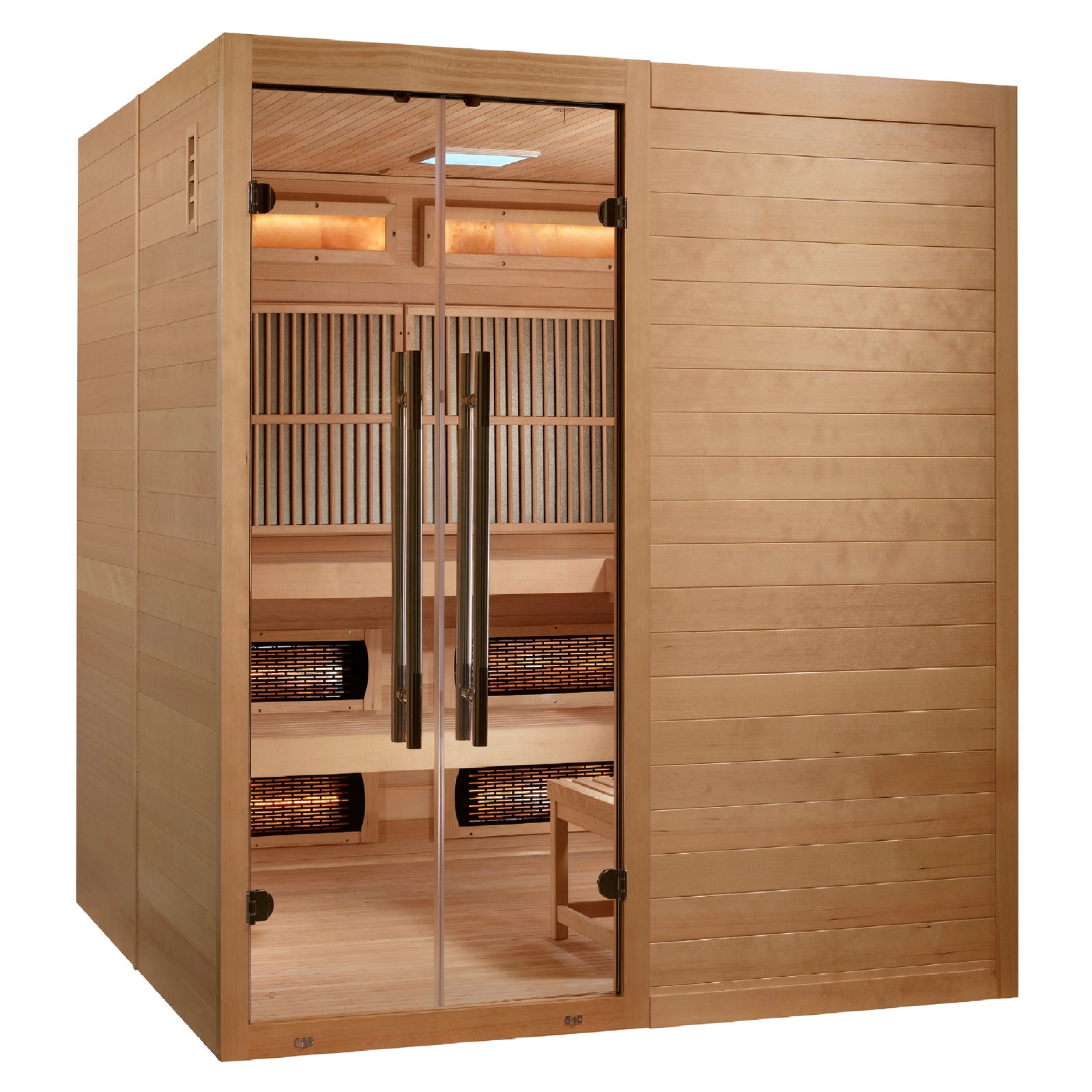 Golden Designs 2025 Toledo 6 Person Hybrid Sauna (Indoor) - Pro Plunge