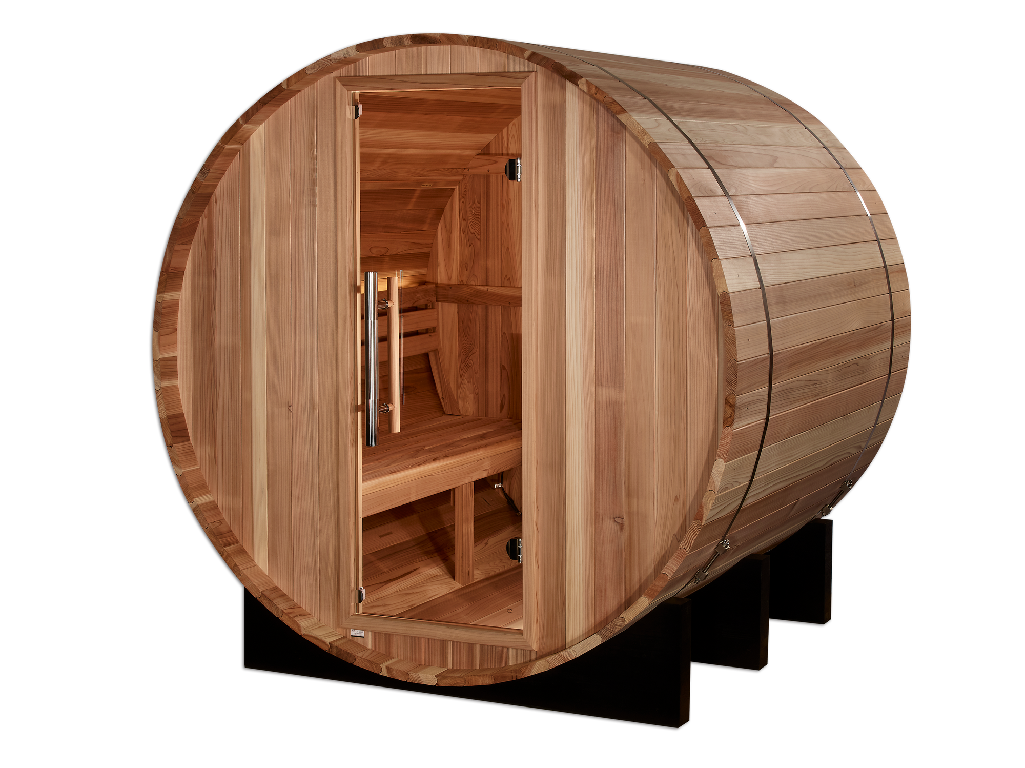 Golden Designs "St. Moritz" 2 Person Barrel Traditional Sauna