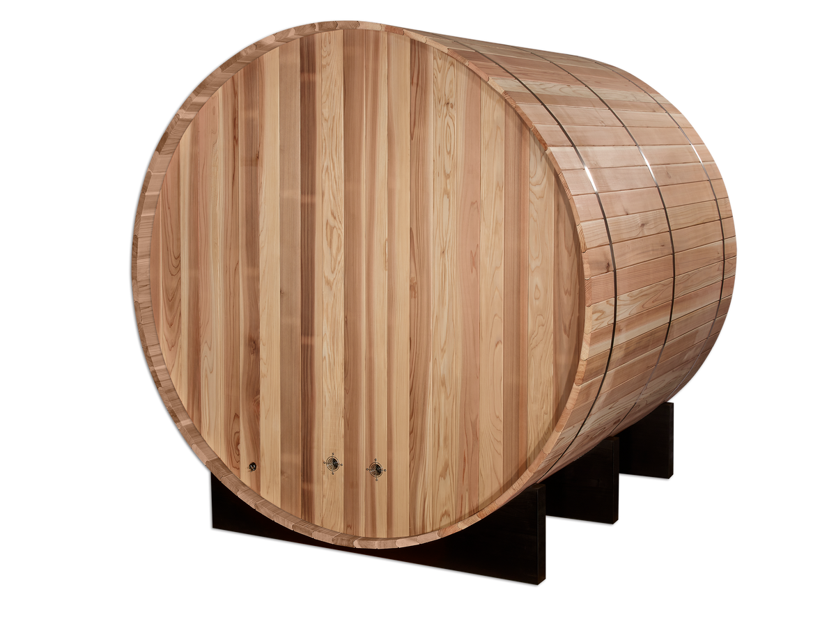 Golden Designs "Arosa" 4 Person Barrel Traditional Sauna - Pro Plunge