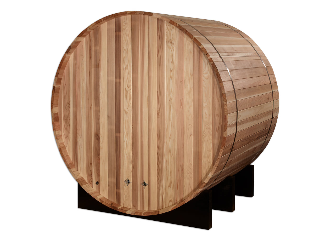 Golden Designs "St. Moritz" 2 Person Barrel Traditional Sauna - Pro Plunge