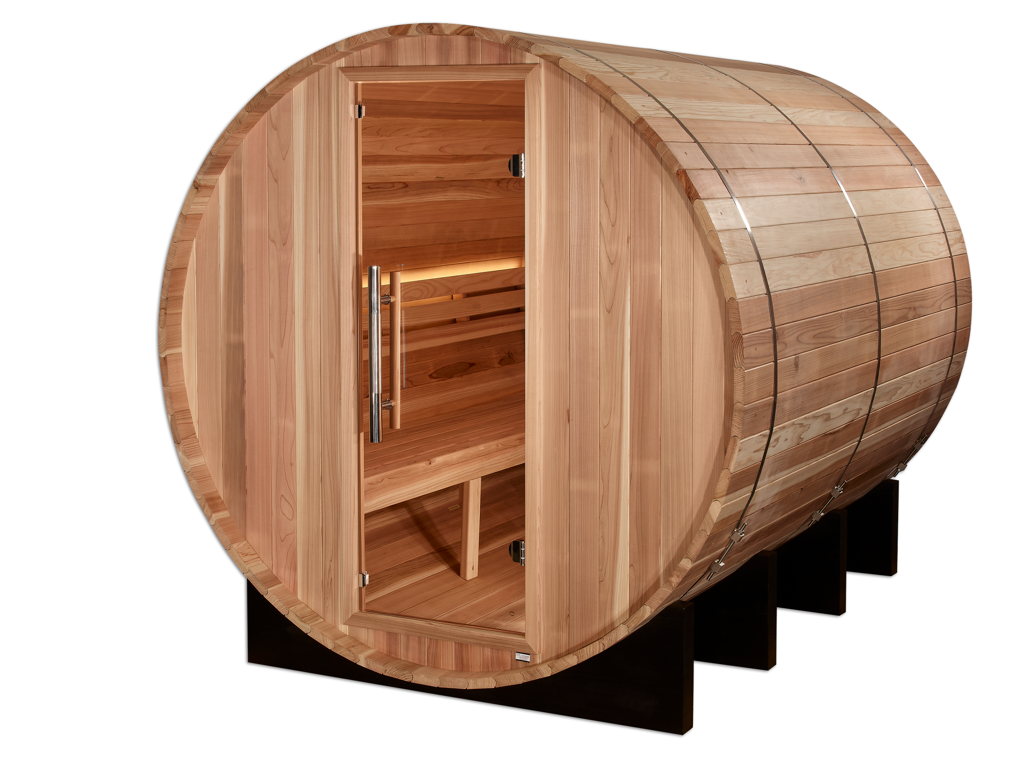 Golden Designs "Klosters" 6 Person Barrel Traditional Sauna