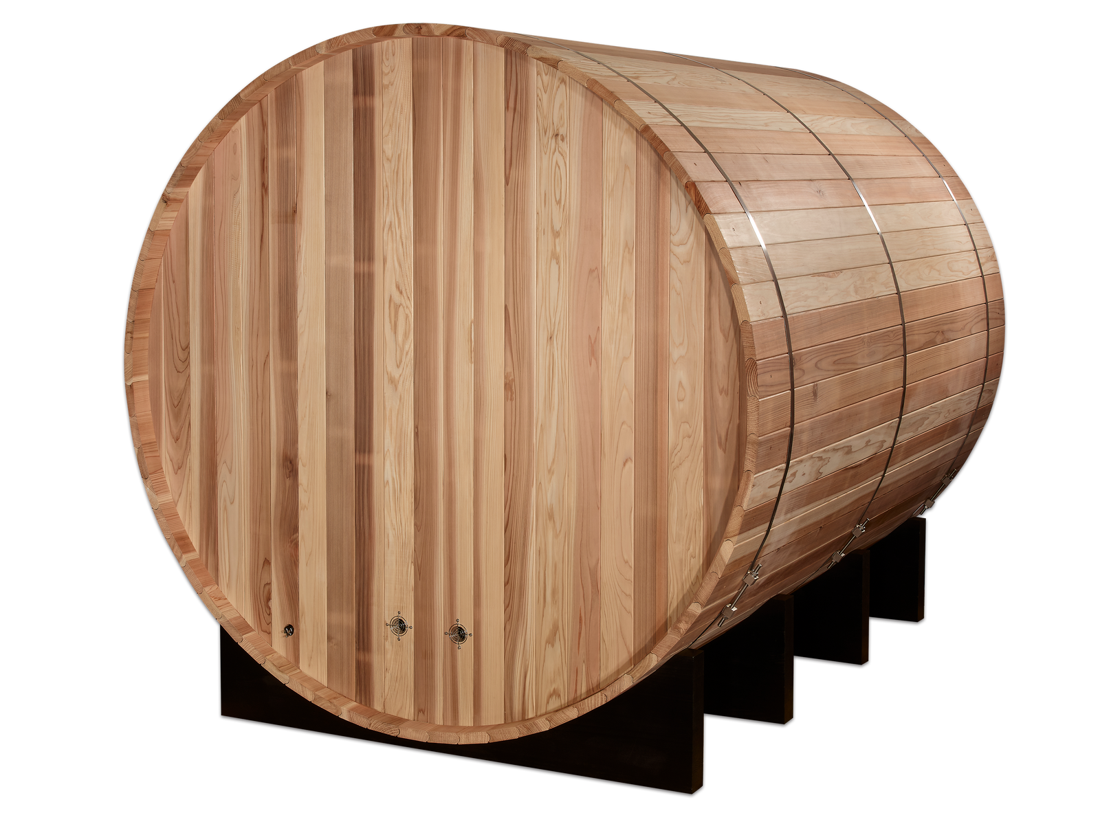 Golden Designs "Klosters" 6 Person Barrel Traditional Sauna - Pro Plunge