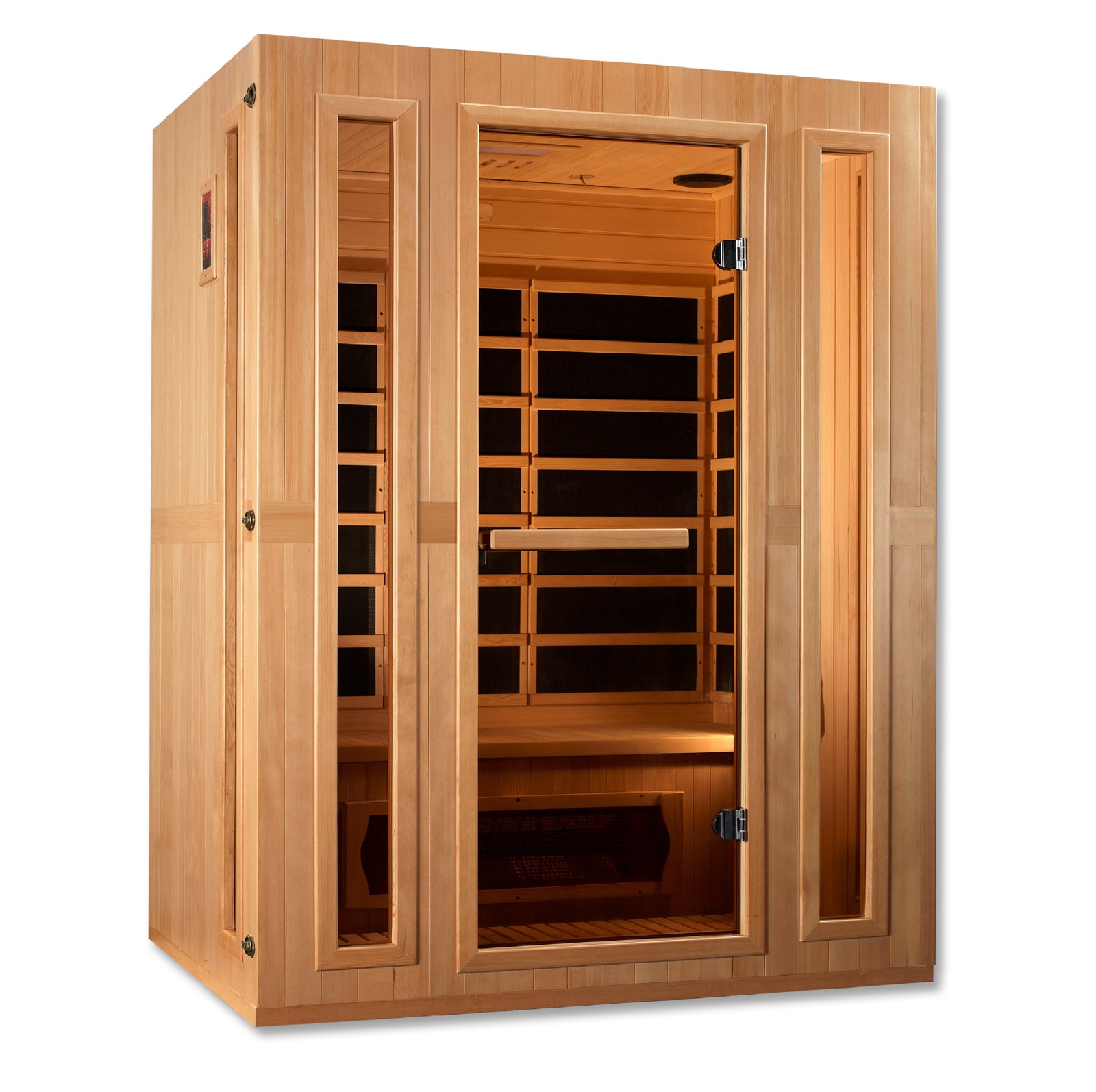 Maxxus Trinity Dual Tech 3 person Low EMF FAR Infrared Sauna - Pro Plunge