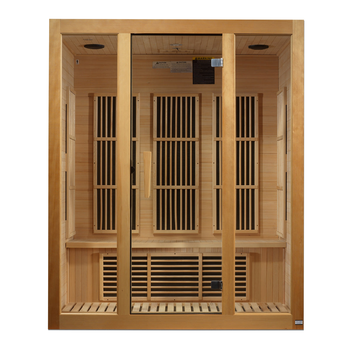 Maxxus Bellevue 3-Person Low EMF FAR Infrared Sauna - Pro Plunge