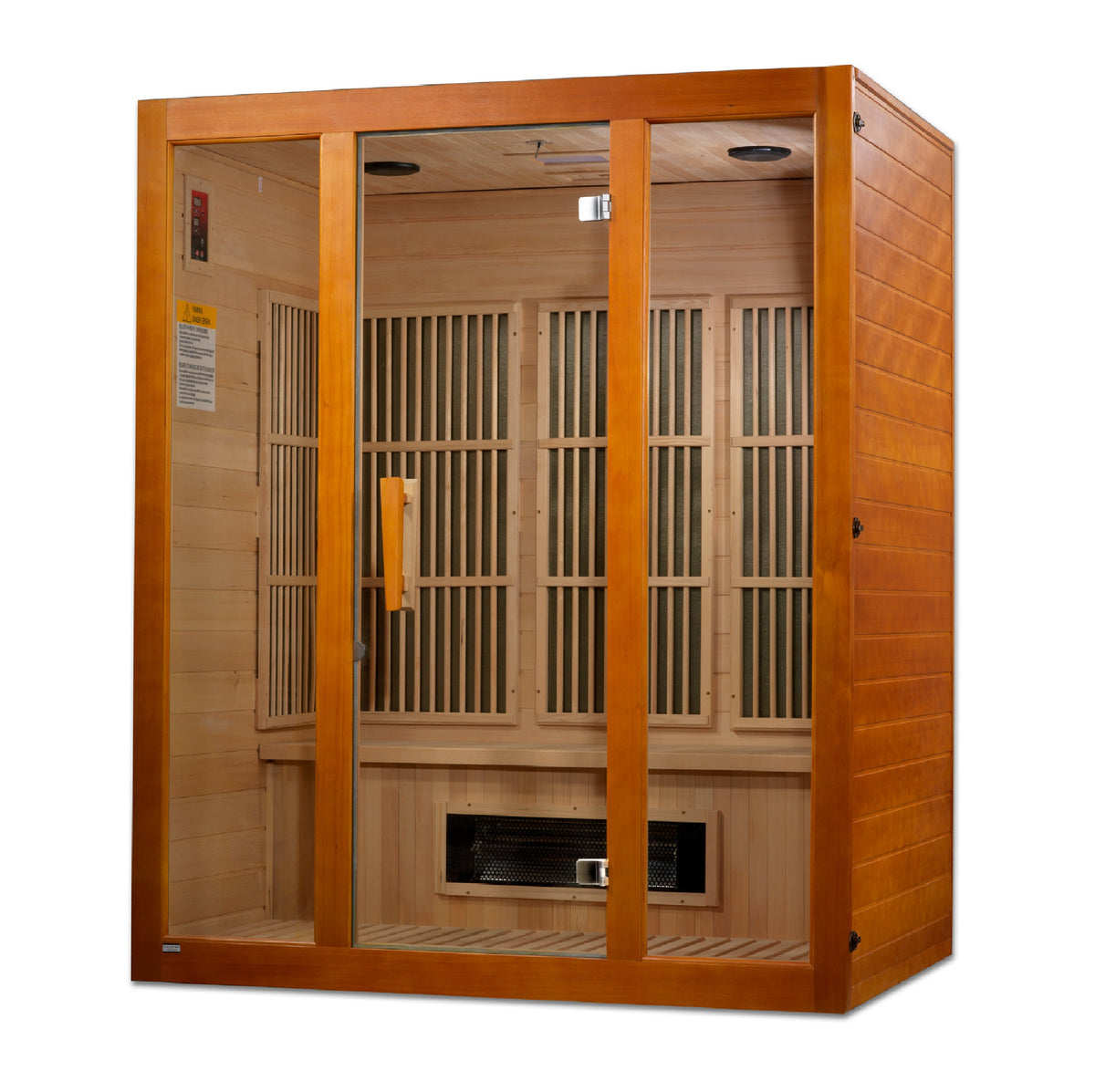 Maxxus 3-Person Corner Low EMF FAR Infrared Sauna - Pro Plunge