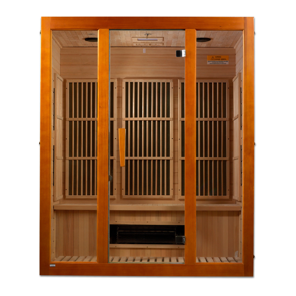 Maxxus 3-Person Corner Low EMF FAR Infrared Sauna - Pro Plunge