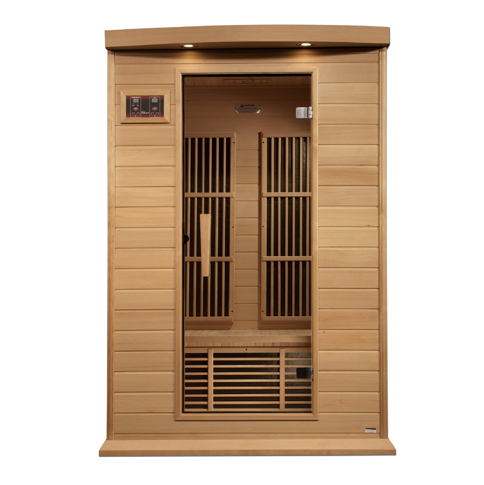 Maxxus 2-Person Near Zero EMF FAR Infrared Sauna - Pro Plunge