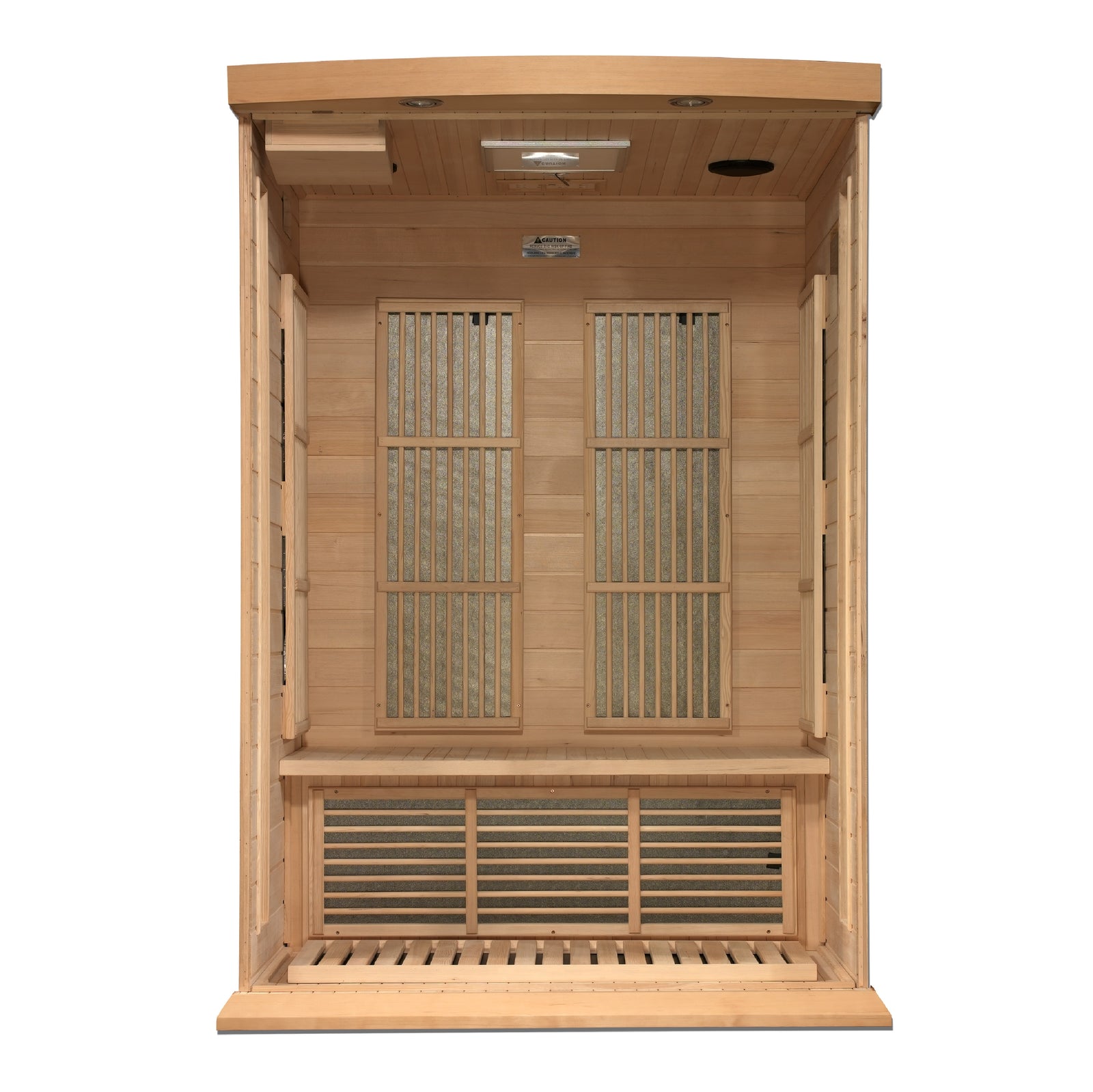 Maxxus 2-Person Near Zero EMF FAR Infrared Sauna - Pro Plunge