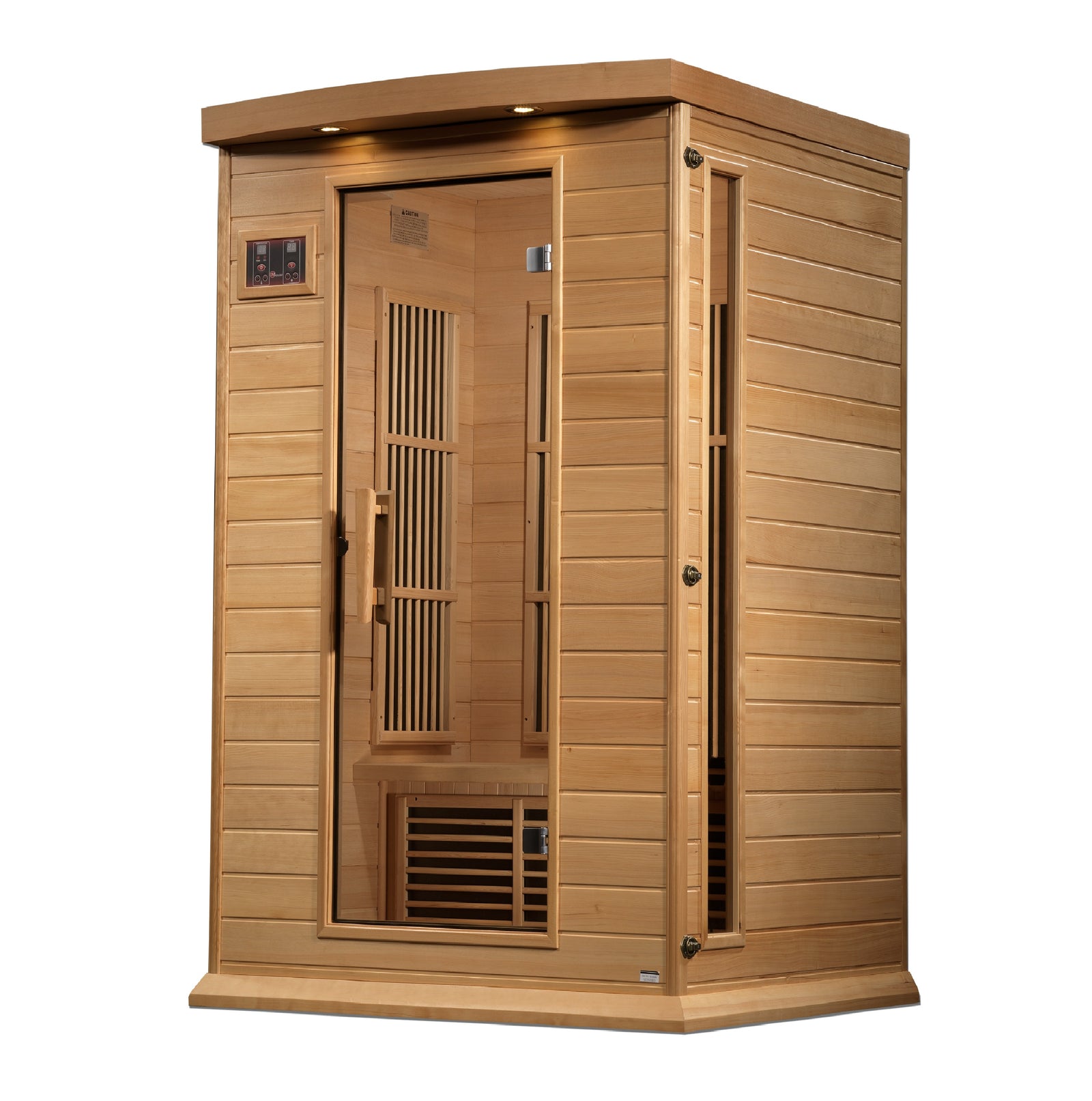 Maxxus 2-Person Near Zero EMF FAR Infrared Sauna - Pro Plunge